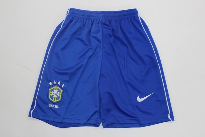 Kids Brazil 2002 Home Soccer Jersey And Shorts