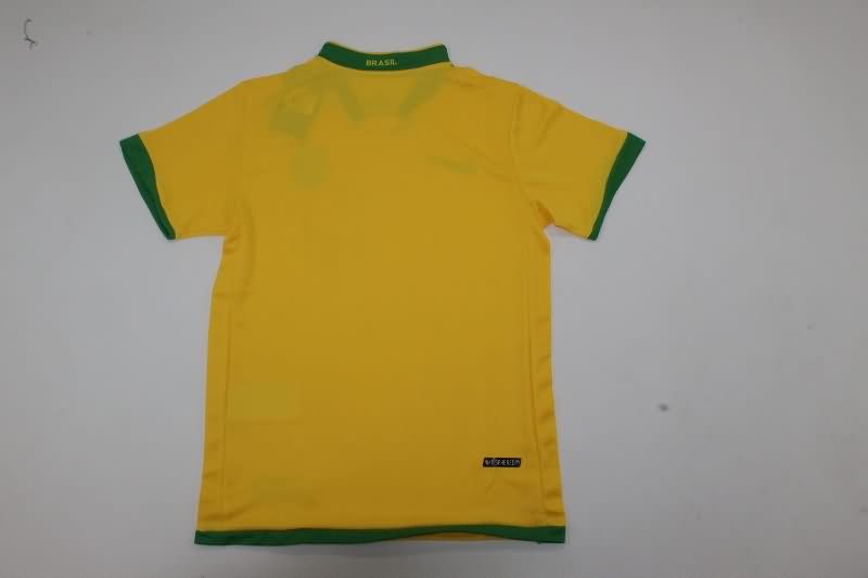 Kids Brazil 2006 Home Soccer Jersey And Shorts