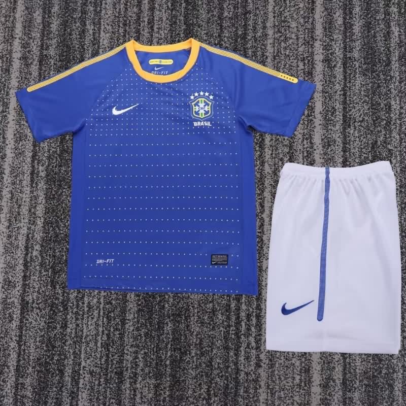 Kids Brazil 2010 Away Soccer Jersey And Shorts Kids Brazil 2010 Away Soccer Jersey And Shorts