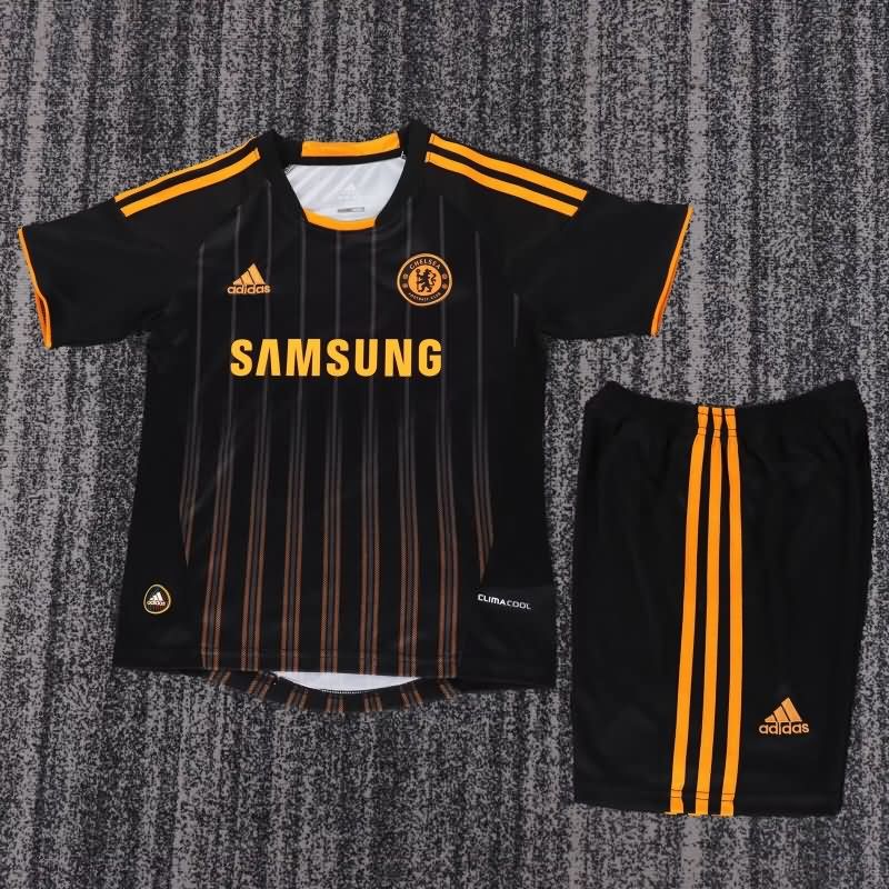 Kids Chelsea 2010/11 Third Soccer Jersey And Shorts