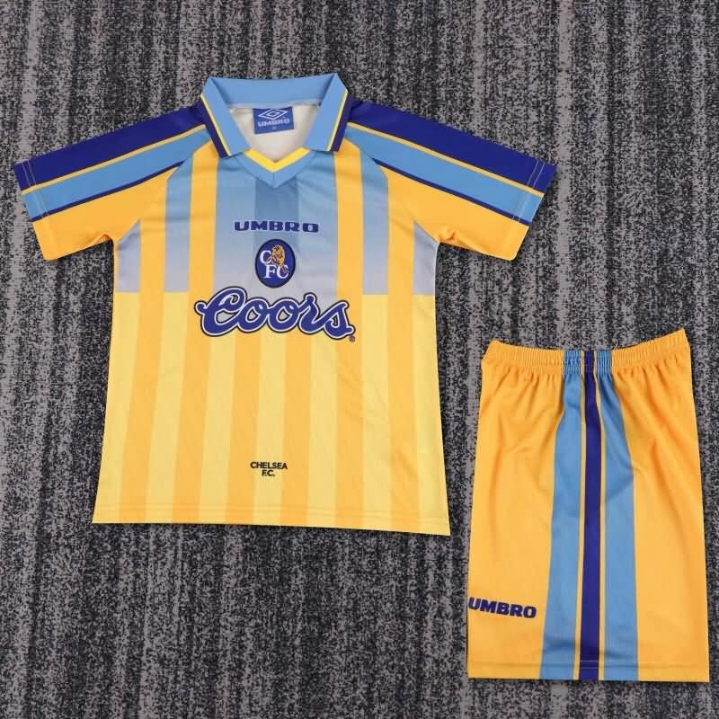 Kids Chelsea 1995/97 Away Soccer Jersey And Shorts