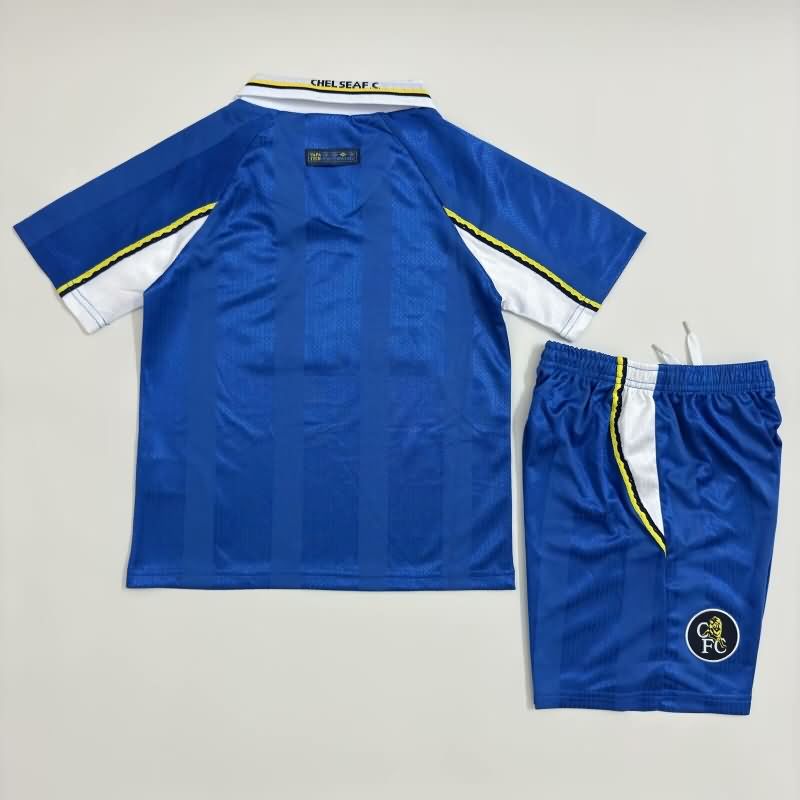 Kids Chelsea 1997/99 Home Soccer Jersey And Shorts