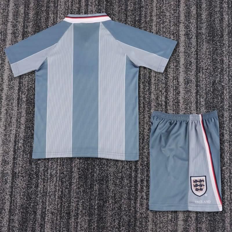 Kids England 1996 Away Soccer Jersey And Shorts