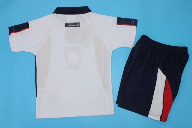 Kids England 1998 Home Jersey And Shorts