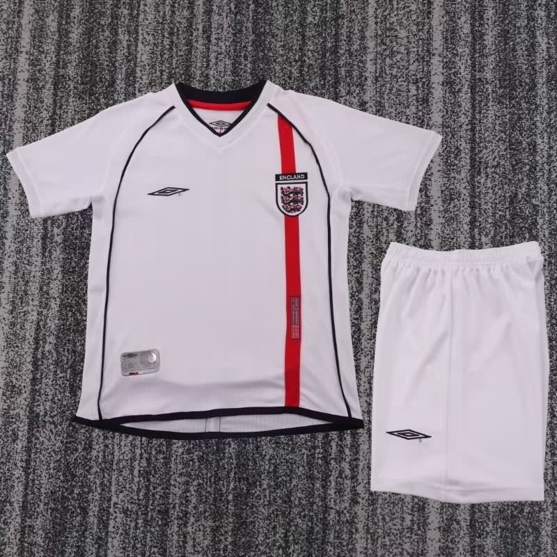 Kids England 2002 Home Soccer Jersey And Shorts Kids England 2002 Home Soccer Jersey And Shorts