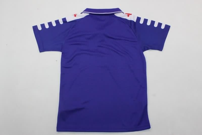 Kids Fiorentina 1998/99 Home Soccer Jersey And Shorts