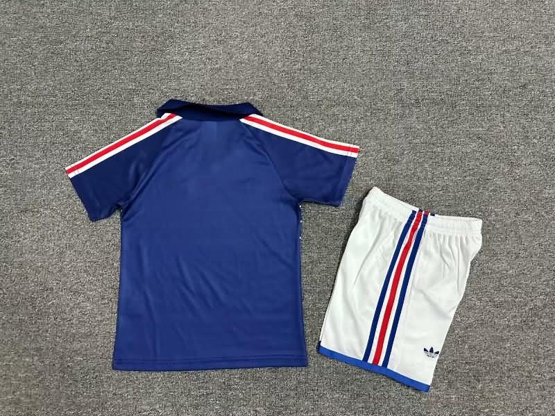 Kids France 1982 Home Soccer Jersey And Shorts