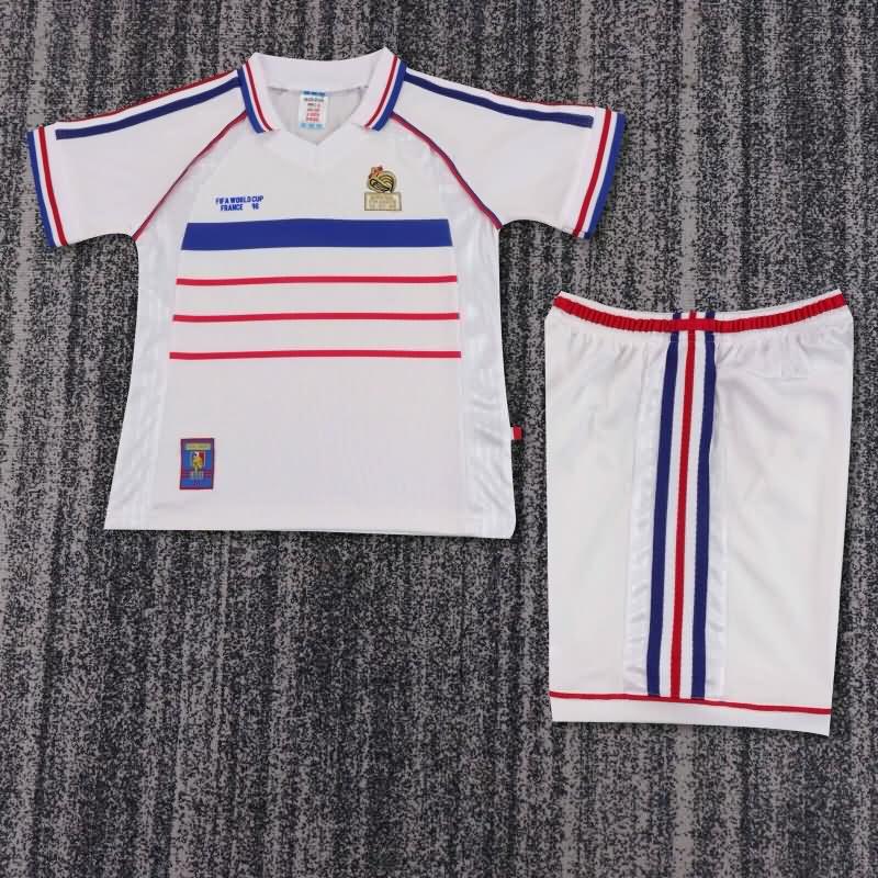 Kids France 1998 Away Soccer Jersey And Shorts Kids France 1998 Away Soccer Jersey And Shorts