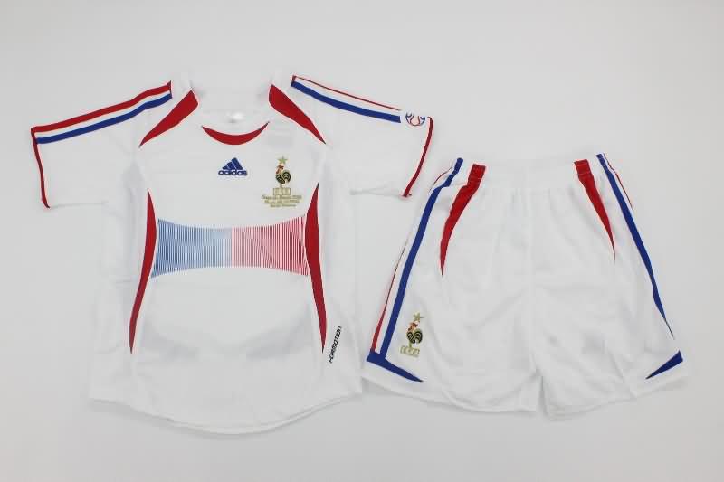 Kids France 2006 Away Final Soccer Jersey And Shorts Kids France 2006 Away Final Soccer Jersey And Shorts