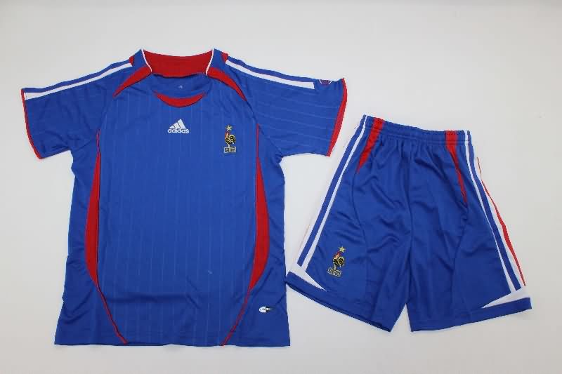 Kids France 2006 Home Soccer Jersey And Shorts Kids France 2006 Home Soccer Jersey And Shorts