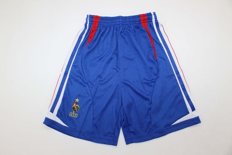 Kids France 2006 Home Soccer Jersey And Shorts