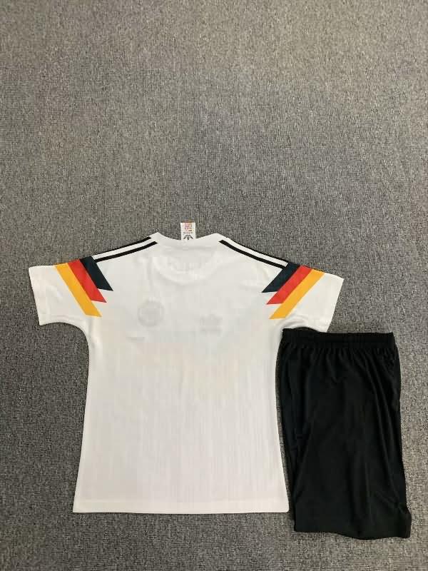 Kids Germany 1990 Home Soccer Jersey And Shorts