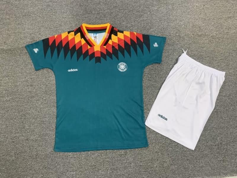 Kids Germany 1994 Away Soccer Jersey And Shorts Kids Germany 1994 Away Soccer Jersey And Shorts