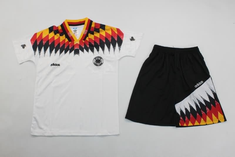 Kids Germany 1994 Home Soccer Jersey And Shorts Kids Germany 1994 Home Soccer Jersey And Shorts