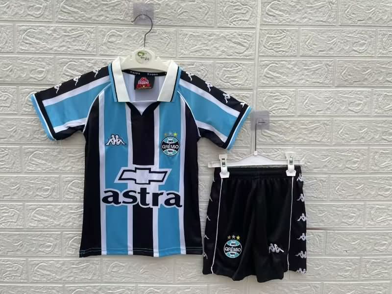 Kids Gremio 2000 Home Soccer Jersey And Shorts Kids Gremio 2000 Home Soccer Jersey And Shorts