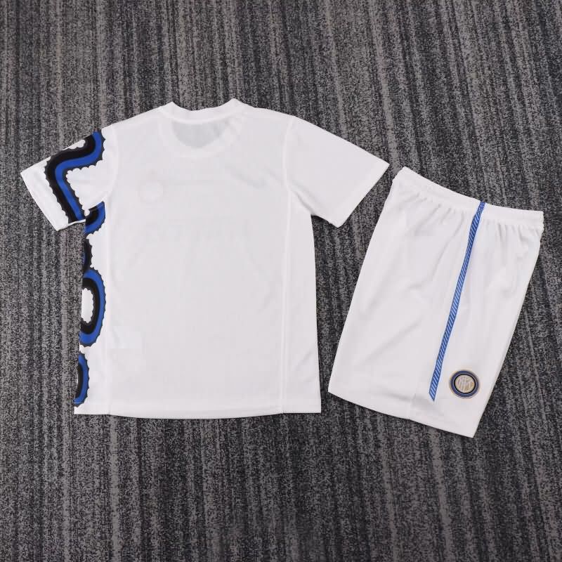 Kids Inter Milan 2010/11 Away Soccer Jersey And Shorts