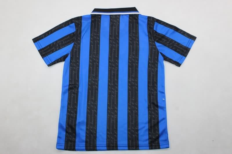 Kids Inter Milan 1997/98 Home Soccer Jersey And Shorts