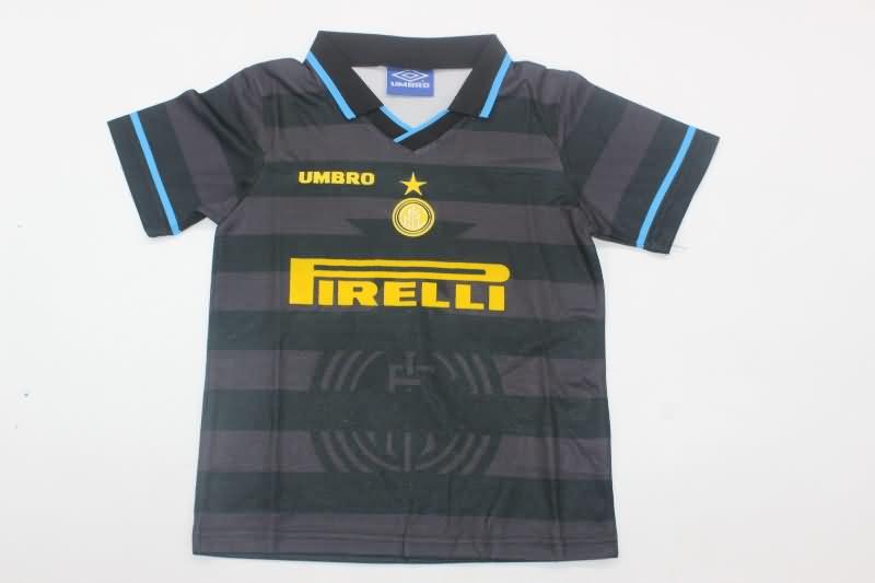 Kids Inter Milan 1997/98 Third Soccer Jersey And Shorts