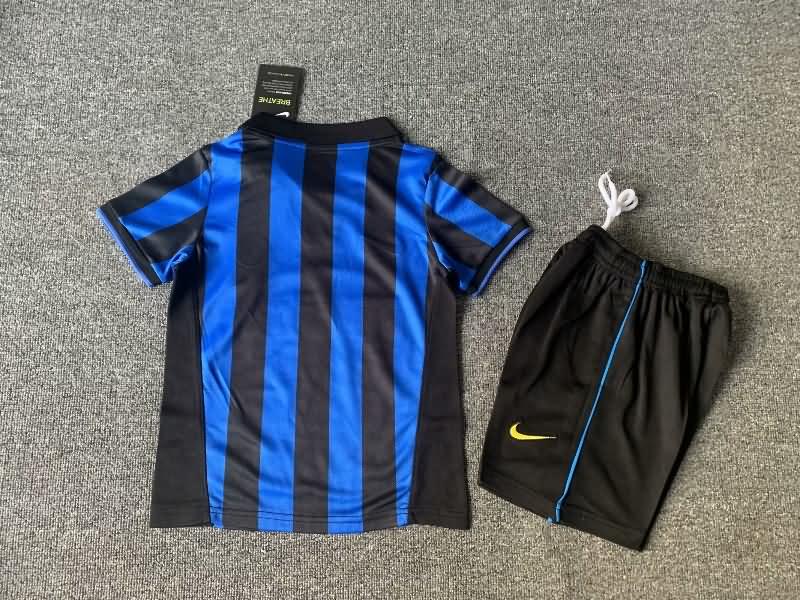 Kids Inter Milan 1998/99 Home Soccer Jersey And Shorts