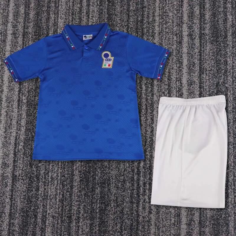 Kids Italy 1994 Home Soccer Jersey And Shorts Kids Italy 1994 Home Soccer Jersey And Shorts
