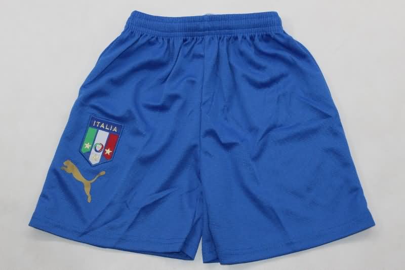 Kids Italy 2006 Home Soccer Jersey And Shorts