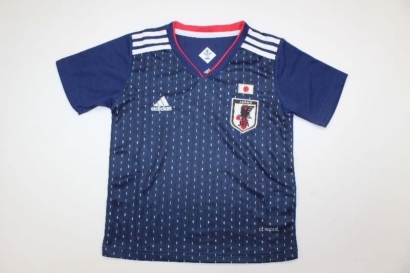 Kids Japan 2018 Home Soccer Jersey And Shorts