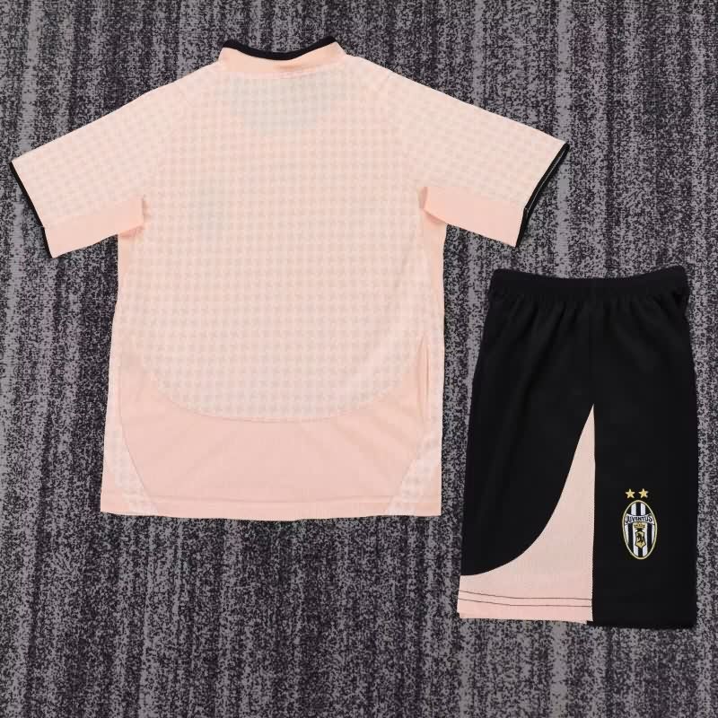 Kids Juventus 2003/04 Away Soccer Jersey And Shorts