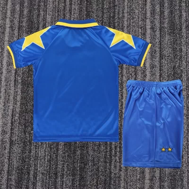 Kids Juventus 1995/96 Away Soccer Jersey And Shorts