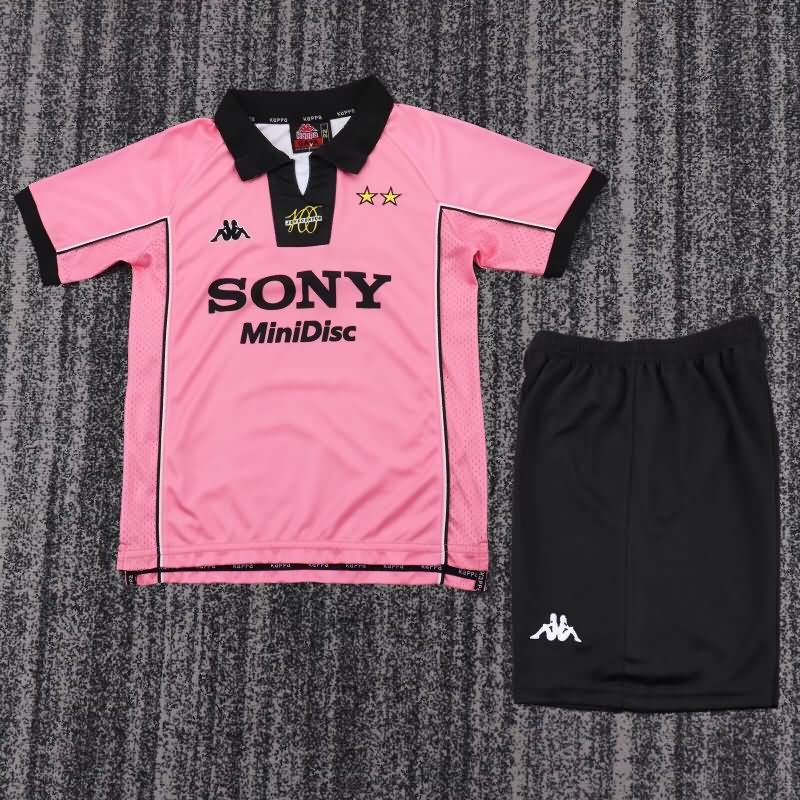 Kids Juventus 1997/98 Away Soccer Jersey And Shorts