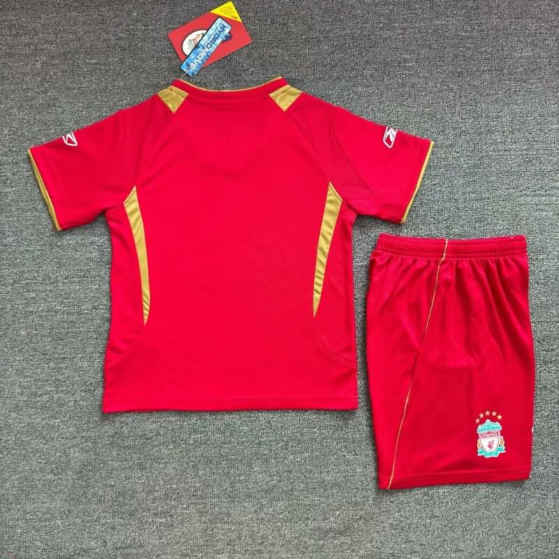 Kids Liverpool 2005/06 Home Soccer Jersey And Shorts