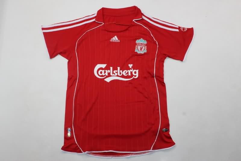 Kids Liverpool 2006/08 Home Soccer Jersey And Shorts