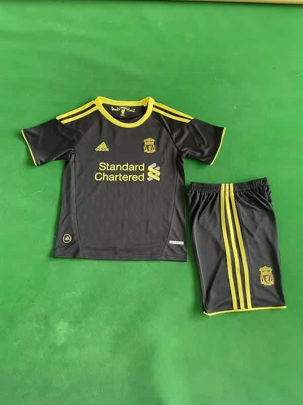 Kids Liverpool 2010/11 Away Soccer Jersey And Shorts