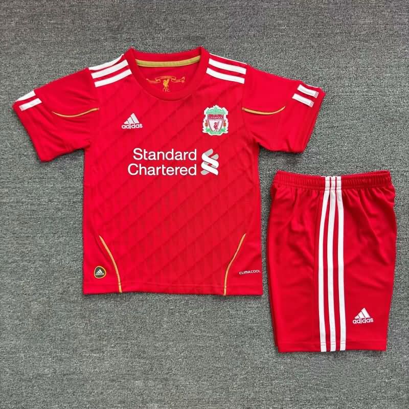 Kids Liverpool 2010/12 Home Soccer Jersey And Shorts