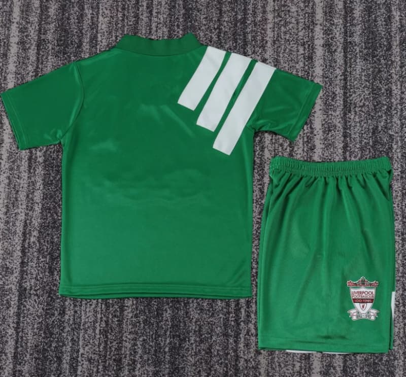 Kids Liverpool 1992/93 Away Soccer Jersey And Shorts