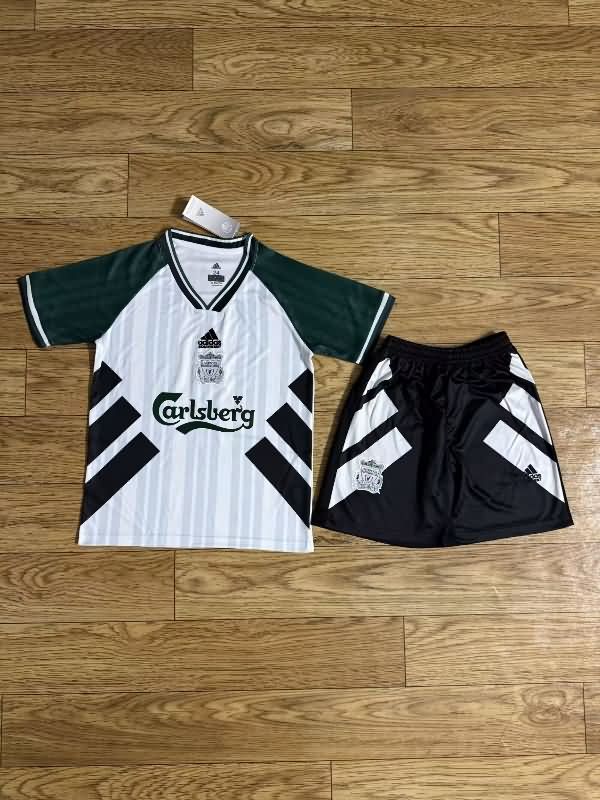 Kids Liverpool 1993/95 Away Soccer Jersey And Shorts