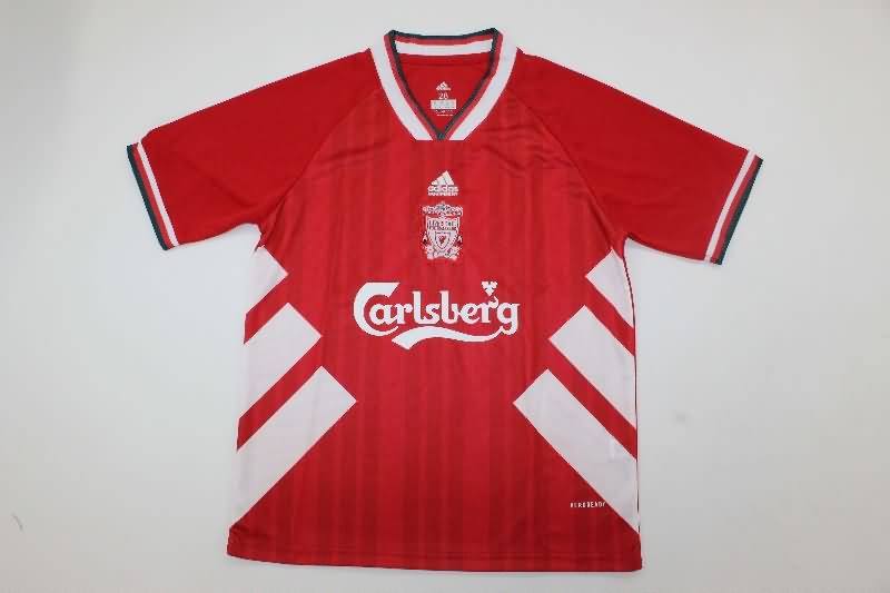 Kids Liverpool 1993/95 Home Soccer Jersey And Shorts