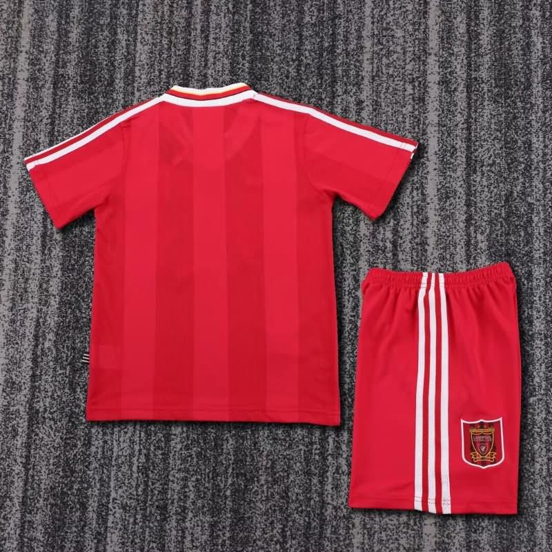 Kids Liverpool 1995/96 Home Soccer Jersey And Shorts