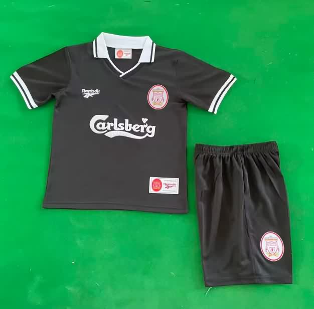 Kids Liverpool 1996/97 Third Soccer Jersey And Shorts Kids Liverpool 1996/97 Third Soccer Jersey And Shorts