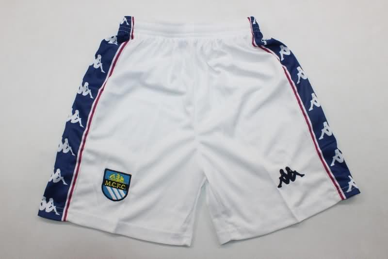 Kids Manchester City 1997/98 Home Soccer Jersey And Shorts