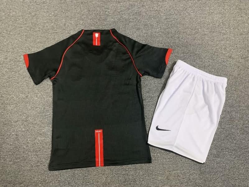 Kids Manchester United 2007/08 Away Soccer Jersey And Shorts