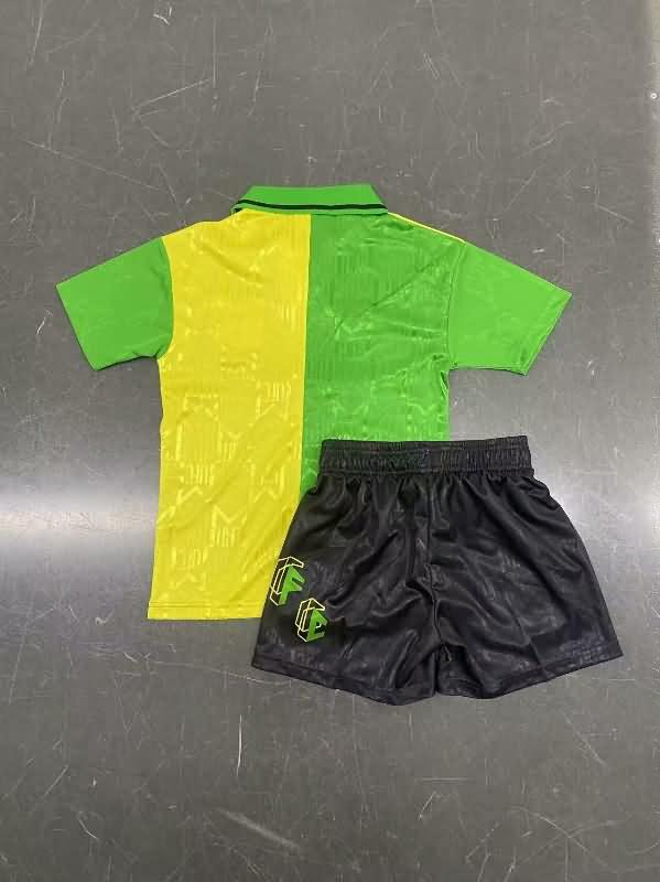 Kids Manchester United 1992/94 Third Soccer Jersey And Shorts