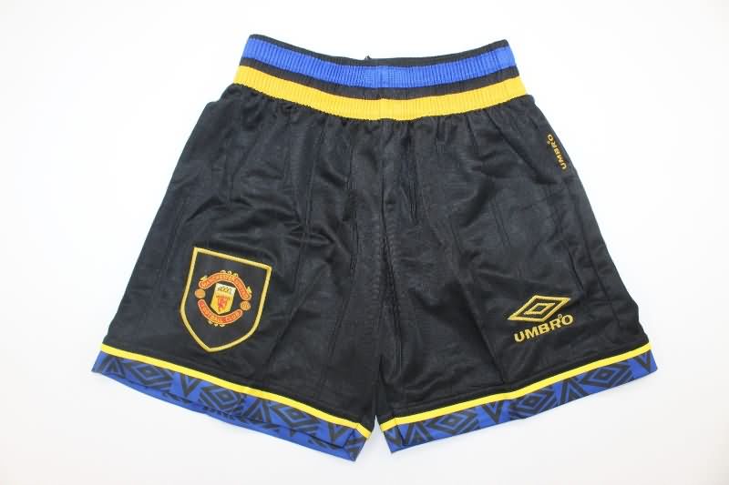 Kids Manchester United 1993/95 Away Soccer Jersey And Shorts