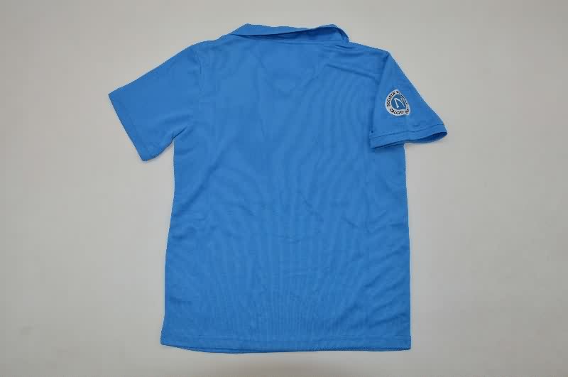 Kids Napoli 1987/88 Home Soccer Jersey And Shorts