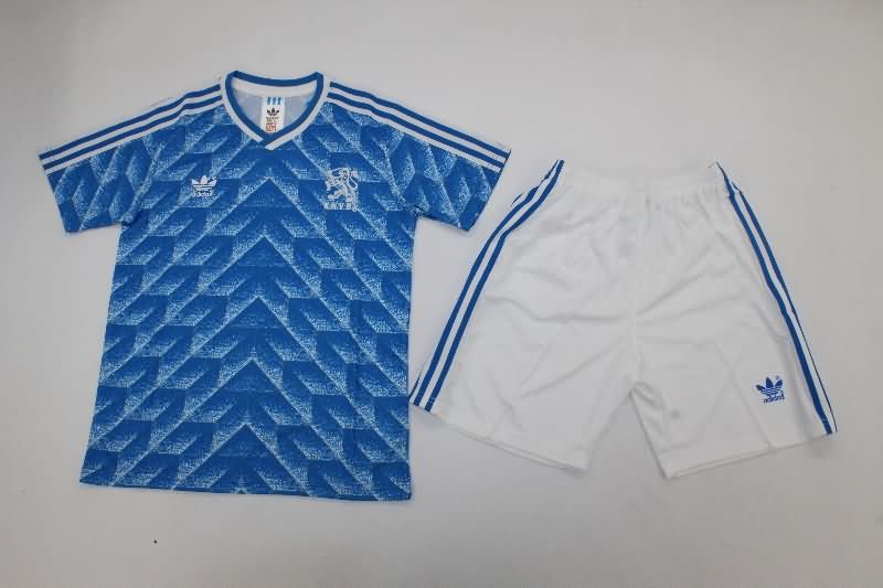 Kids Netherlands 1988 Away Soccer Jersey And Shorts Kids Netherlands 1988 Away Soccer Jersey And Shorts