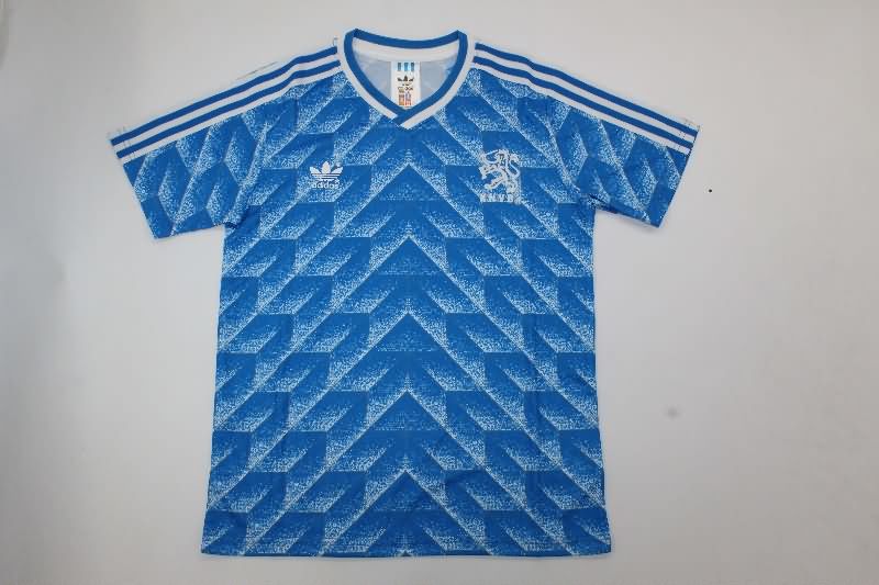 Kids Netherlands 1988 Away Soccer Jersey And Shorts