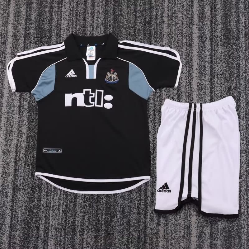 Kids Newcastle United 2000/01 Away Soccer Jersey And Shorts