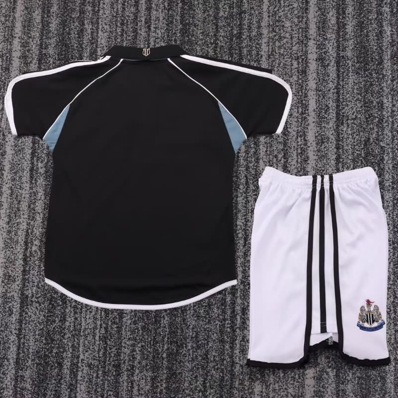 Kids Newcastle United 2000/01 Away Soccer Jersey And Shorts