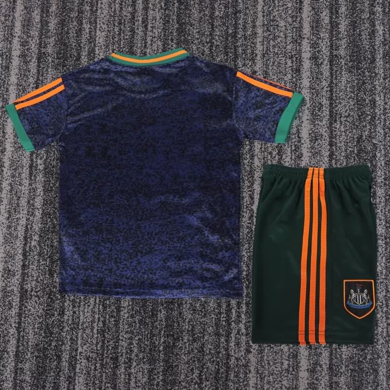 Kids Newcastle United 1997/98 Away Soccer Jersey And Shorts