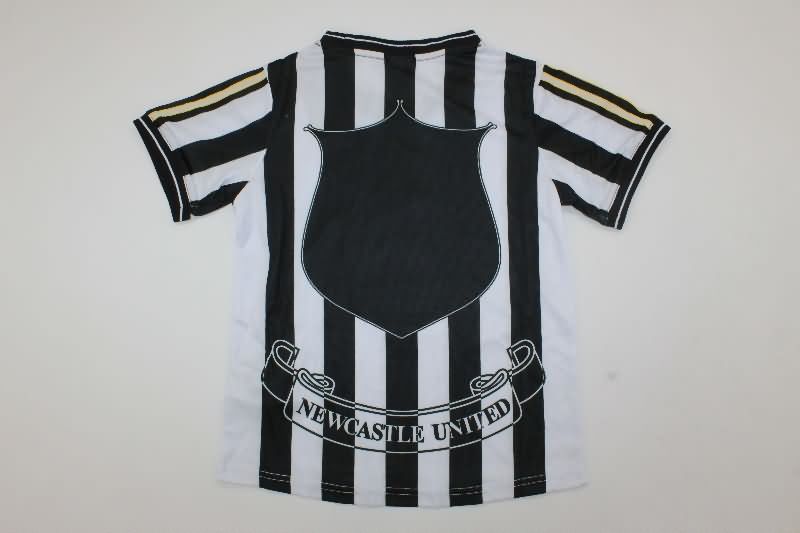 Kids Newcastle United 1997/99 Home Soccer Jersey And Shorts