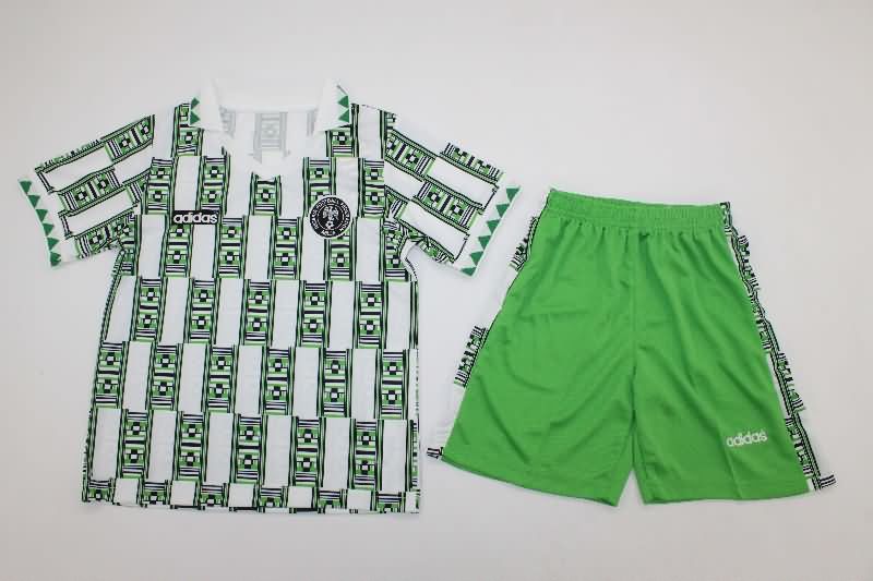 Kids Nigeria 1994 Away Soccer Jersey And Shorts Kids Nigeria 1994 Away Soccer Jersey And Shorts